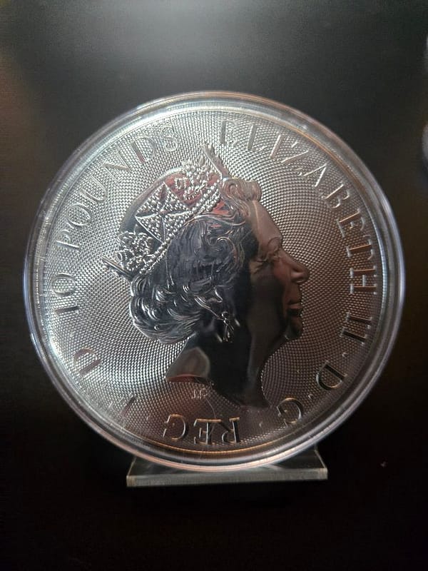 2020 GB 10 oz Silver Yale of Beaufort - Image 3