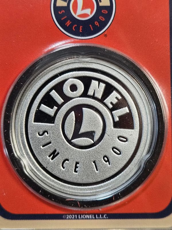 Lionel Trolley 1 oz .999 Silver Round - Image 3