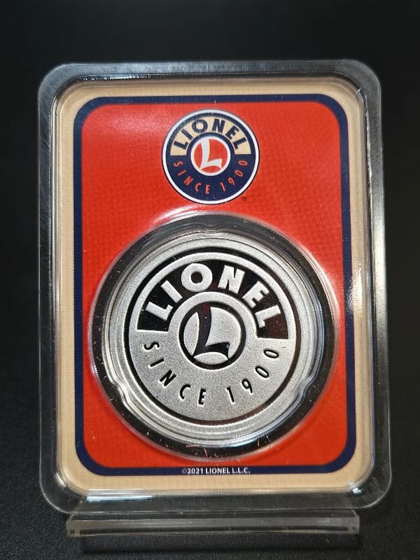 Lionel Trolley 1 oz .999 Silver Round - Image 5