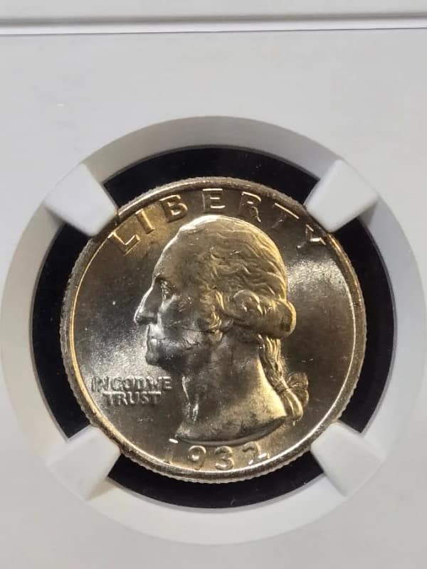 1932 Washington Quarter – NGC MS65 - Image 2