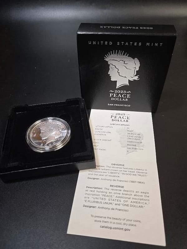 2023 Peace Dollar San Francisco - Image 4