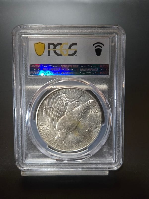 1928-S PCGS AU55 Peace Dollar - Image 5