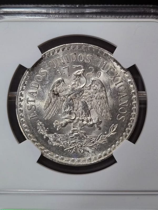 1926M Mexico Peso NGC MS 64 - Image 4