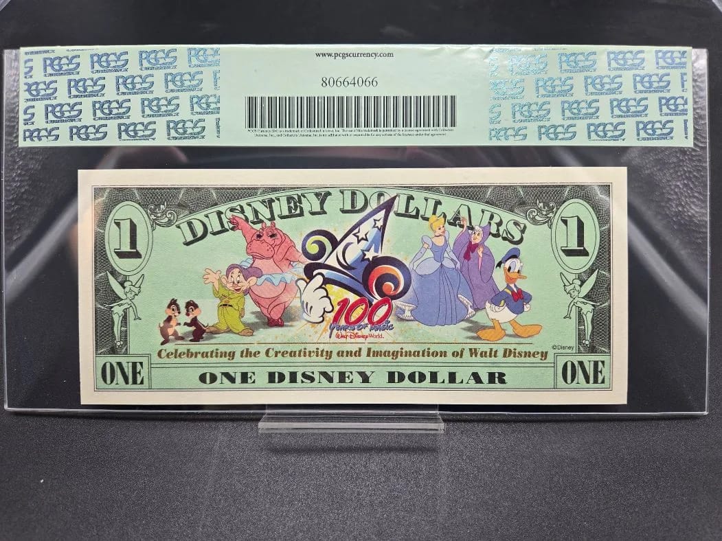 2002 $1 Steamboat Willie 1928 100 Years