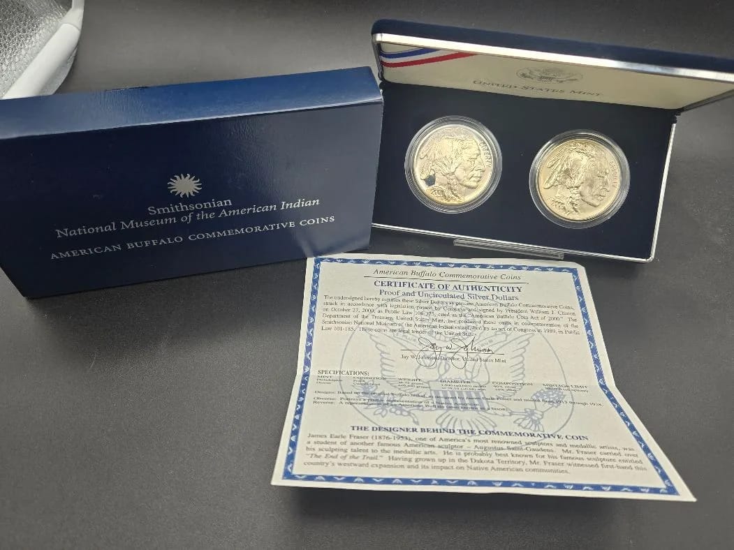 American Buffalo Commemorative Set