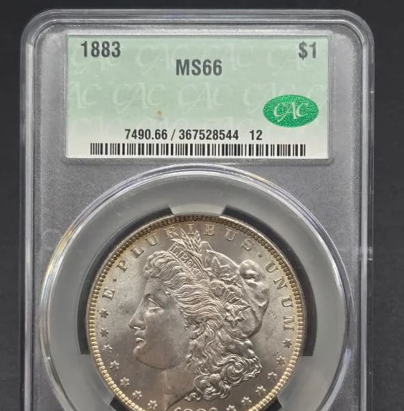 1883 Morgan Dollar MS66 CAC