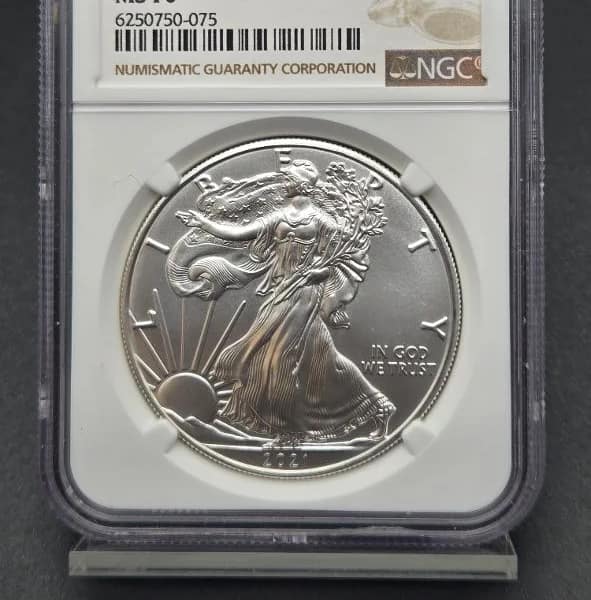 2021(W) Silver Eagle MS70 NGC