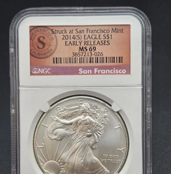 2014-S Silver Eagle MS69 NGC Early Releases