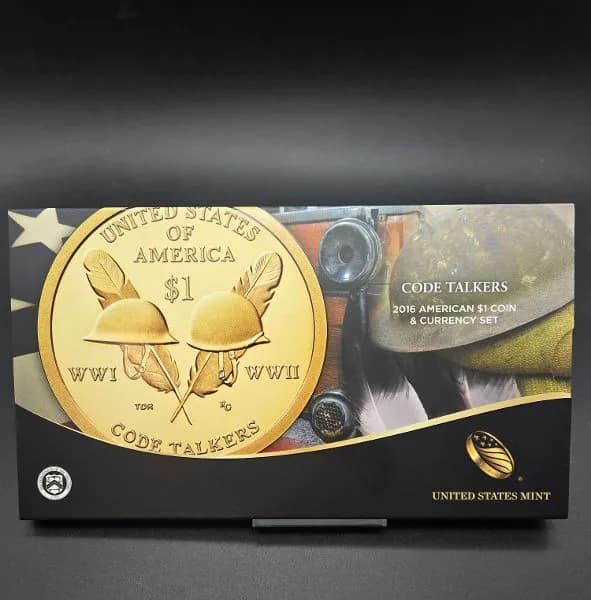 2016 Code Talkers $1 Coin & Currency Set