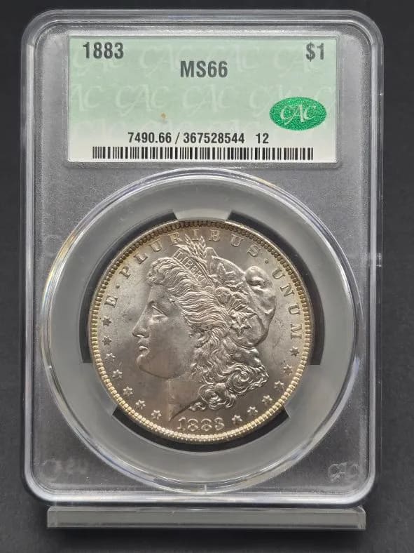 1883 Morgan Dollar MS66 CAC