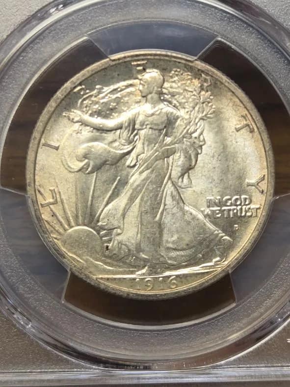1916-D Walking Liberty PCGS MS64 50C
