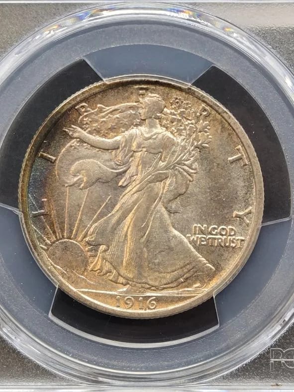 1916 Walking Liberty PCGS MS63 50C