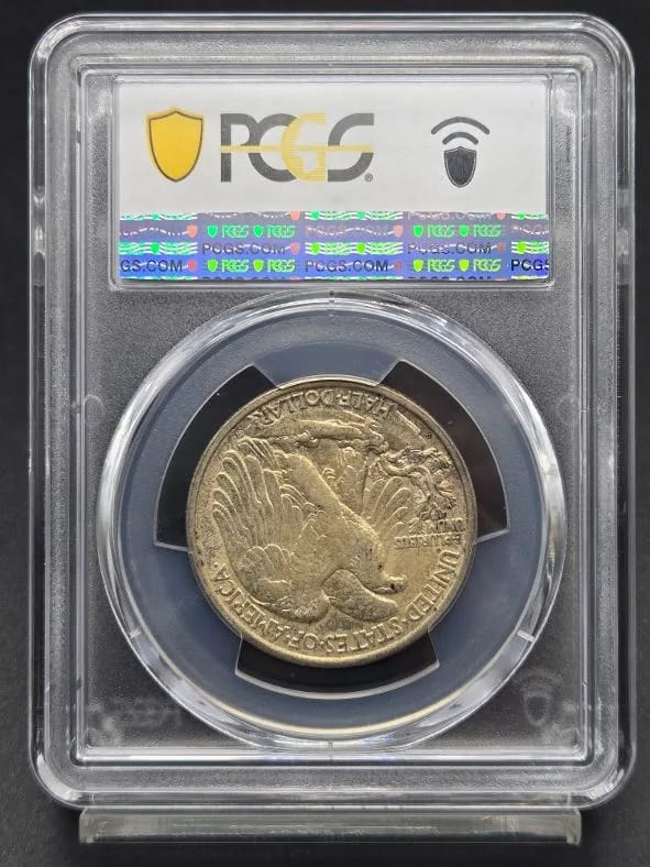1918-D Walking Liberty PCGS AU55 50C