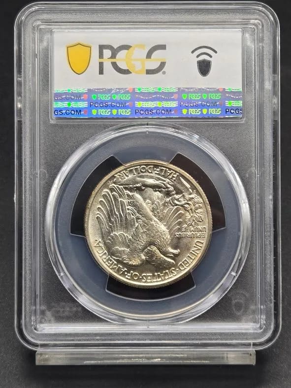1918-S Walking Liberty PCGS MS62 50C