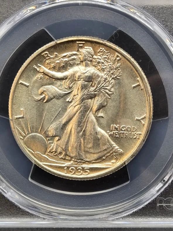 1935-S Walking Liberty PCGS MS64 50C