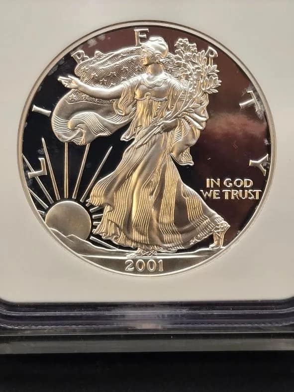 2001-W PF69 Silver Eagle NGC