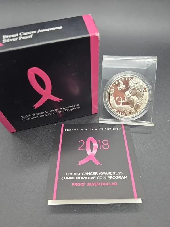 2018 Breast Cancer Commemorative Silver