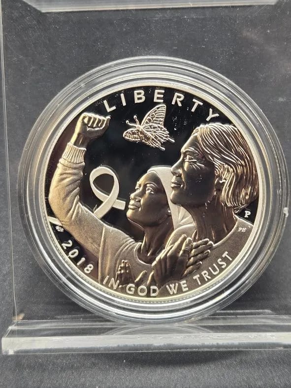 2018 Breast Cancer Commemorative Silver