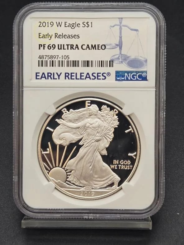 2019-W PF69 Silver Eagle NGC