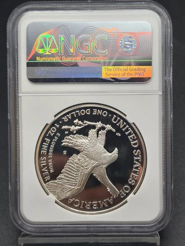 2021-S PF70 T-2 Silver Eagle NGC