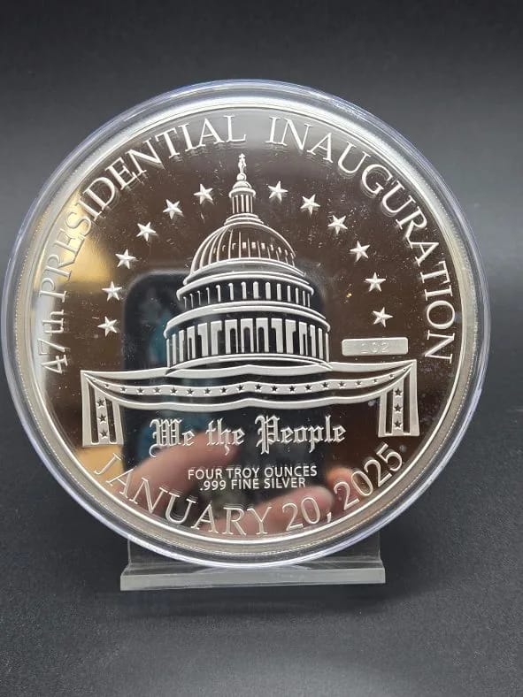 Trump Inaugural 2-Piece Silver Set
