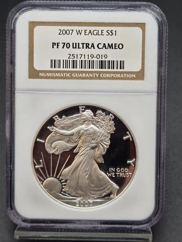 2007-W Silver Eagle PF70 NGC