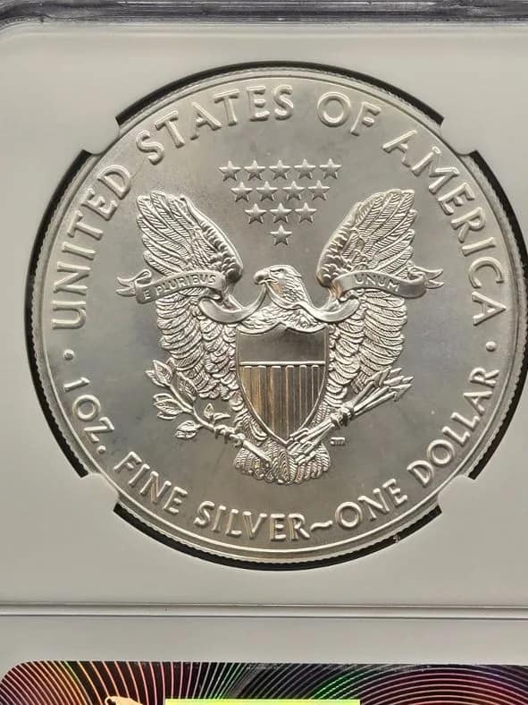 2016 Silver Eagle MS69 NGC 30th Anniversary