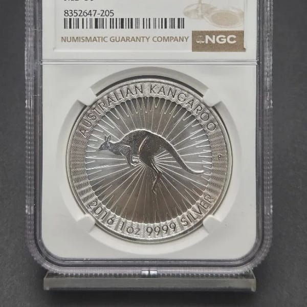 2016 Australia Silver Kangaroo MS69 NGC