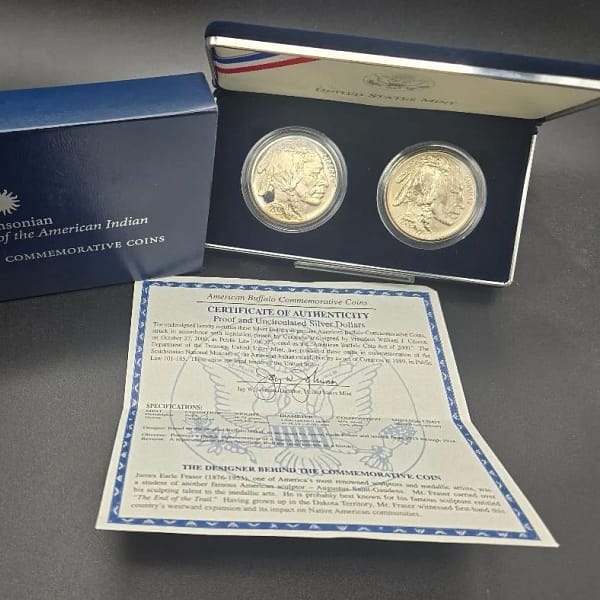 American Buffalo Commemorative Set