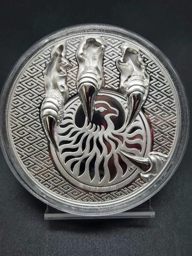 Eagle Claw 10 oz .999 Fine Silver