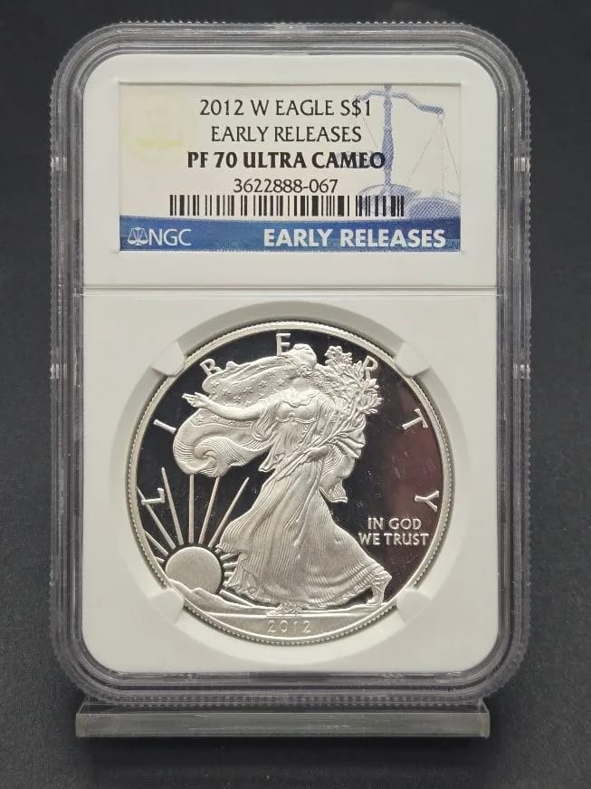 2012-W PF70 Silver Eagle NGC