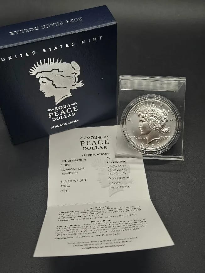 2024 Peace Dollar Philadelphia