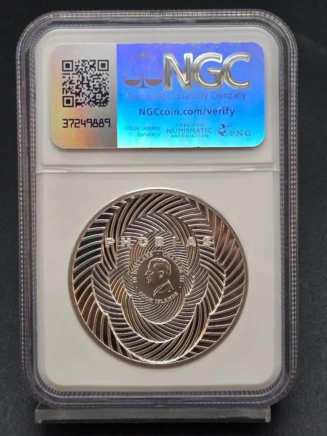 2025 Cook Is. $10 Arachnophobia High Relief PF70 NGC