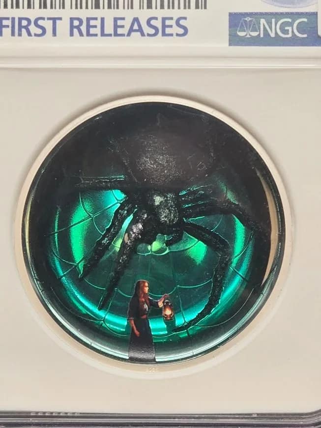2025 Cook Is. $10 Arachnophobia High Relief PF70 NGC