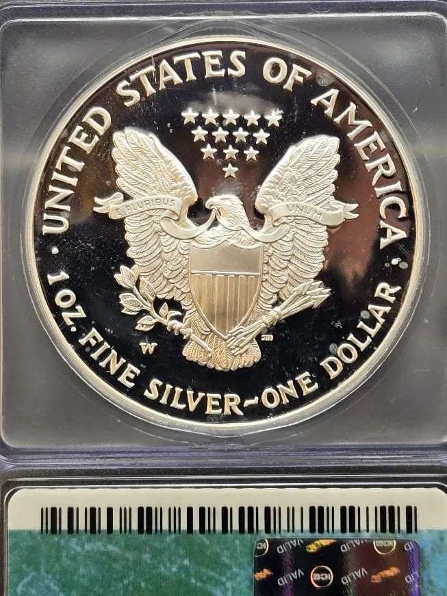 2003-W Silver Eagle PR70 ICG DCAM
