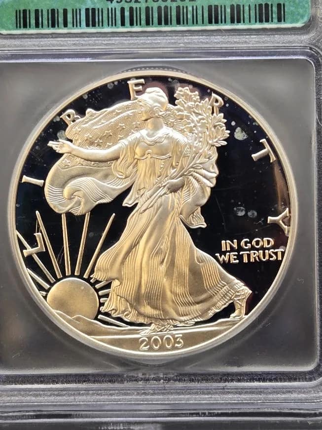 2003-W Silver Eagle PR70 ICG DCAM