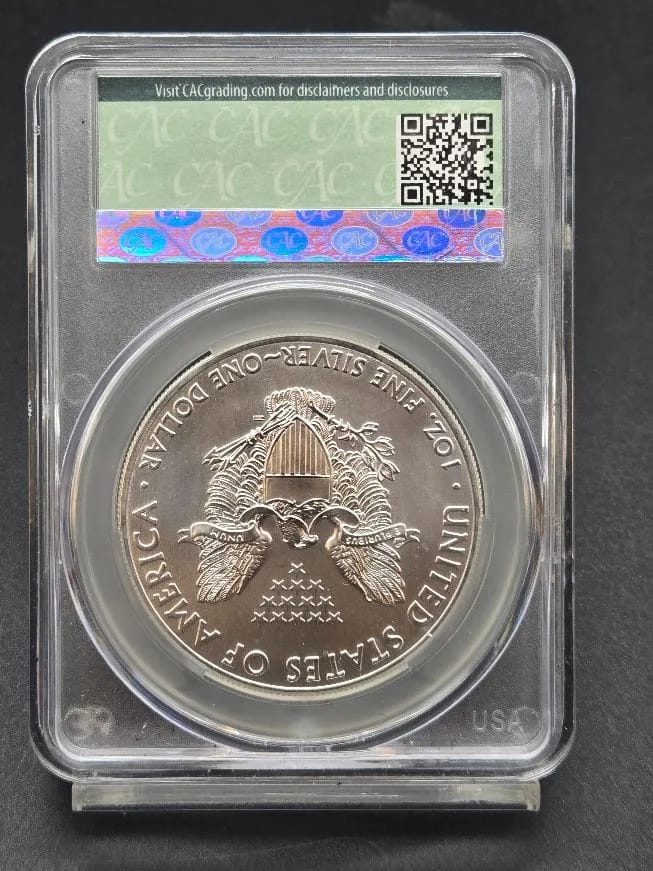 2014 Silver Eagle MS69 CAC