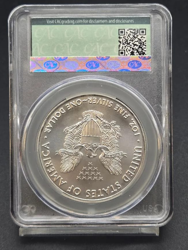 2020 Silver Eagle MS69 CAC