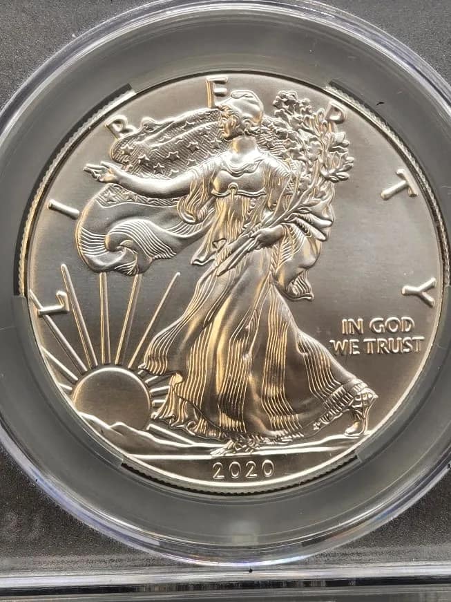 2020 Silver Eagle MS69 CAC