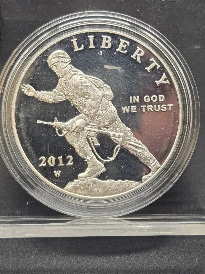 2012 Infantry Soldier Silver Dollar