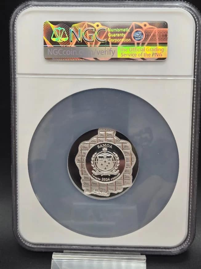 2024 Samoa $5 Willy Wonka Shape PF70 NGC