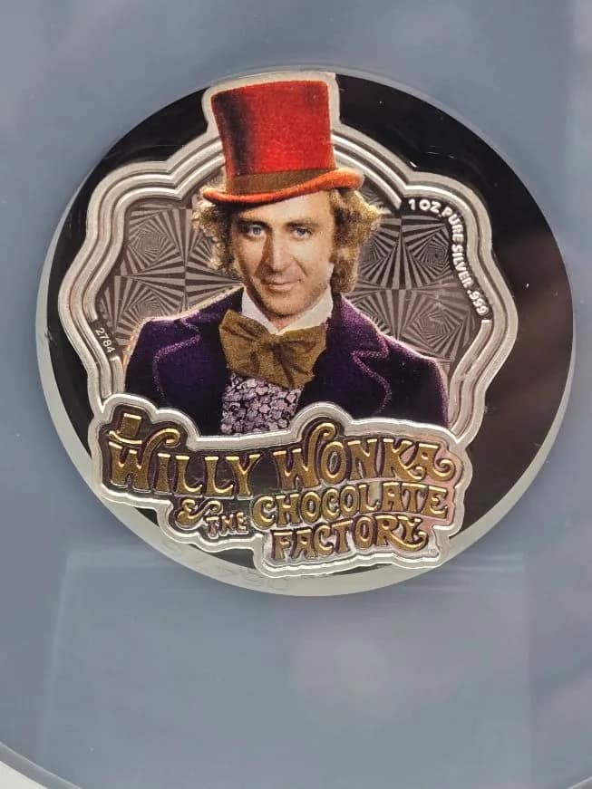 2024 Samoa $5 Willy Wonka Shape PF70 NGC