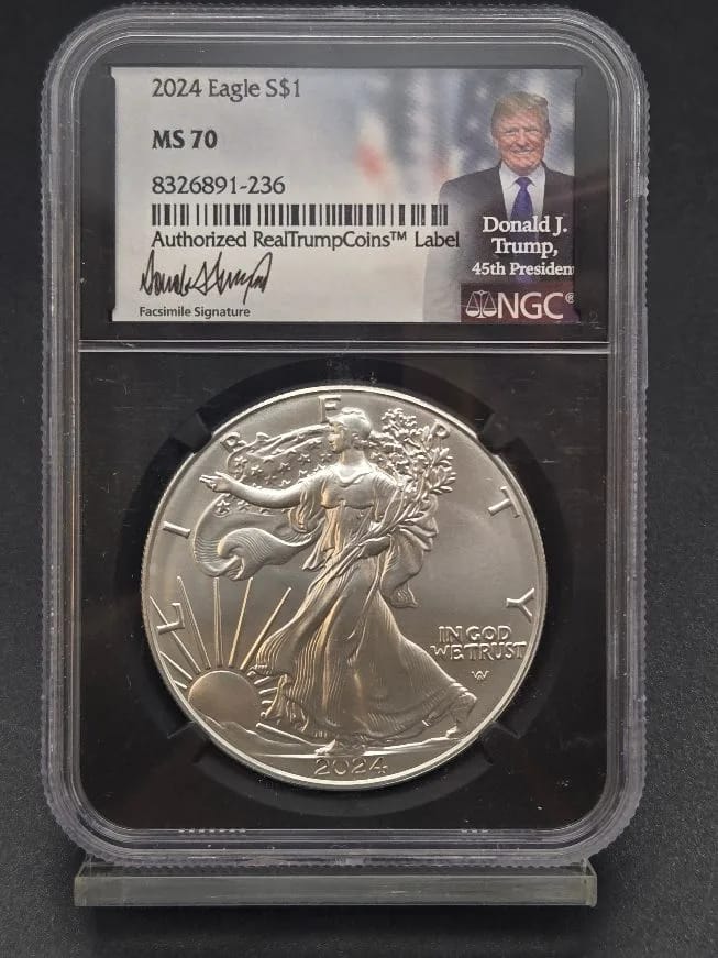 2024 Silver Eagle MS70 NGC