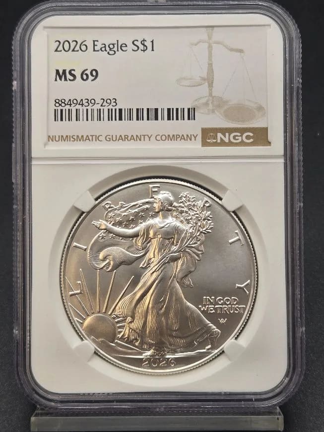 2026 Silver Eagle MS69 NGC