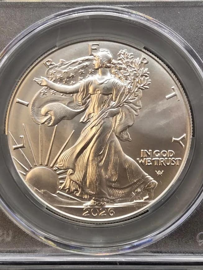 2026 Silver Eagle MS70 CAC 250th Label