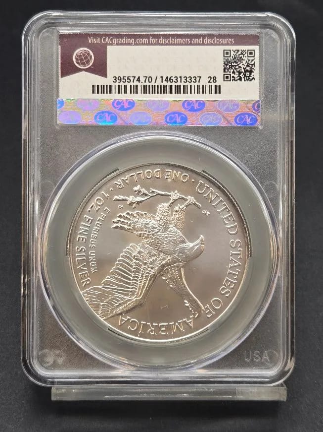 2026 Silver Eagle MS70 CAC Redbook
