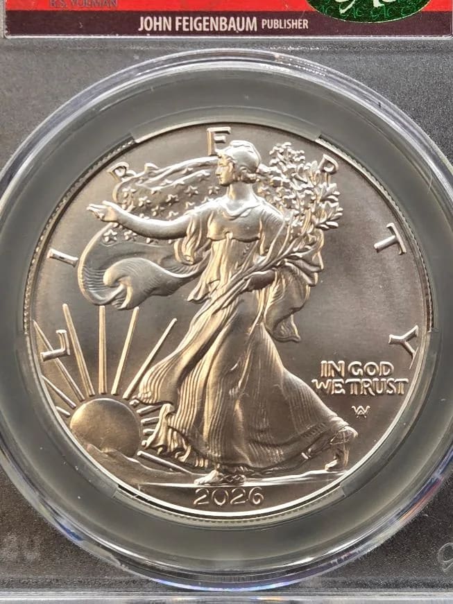 2026 Silver Eagle MS70 CAC Redbook